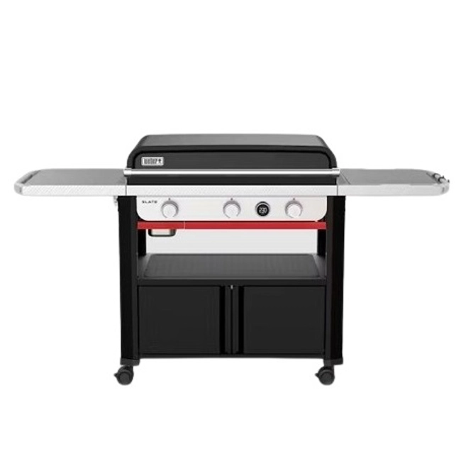 Vendita online Piastra Weber Slate GPD da 76 CM nera con supporto